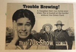 That 70s Show Vintage Tv Guide Print Ad Wilmer Valderrama TPA24 - £4.57 GBP