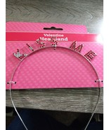 Valentine Day Headband-Kiss Me-(missing some gems). Shipsn24 - $16.07 CAD