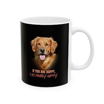  Golden Retriever  Ceramic Mug, (11oz, 15oz)  for Dog Lovers, Pet Owner ... - $8.68+
