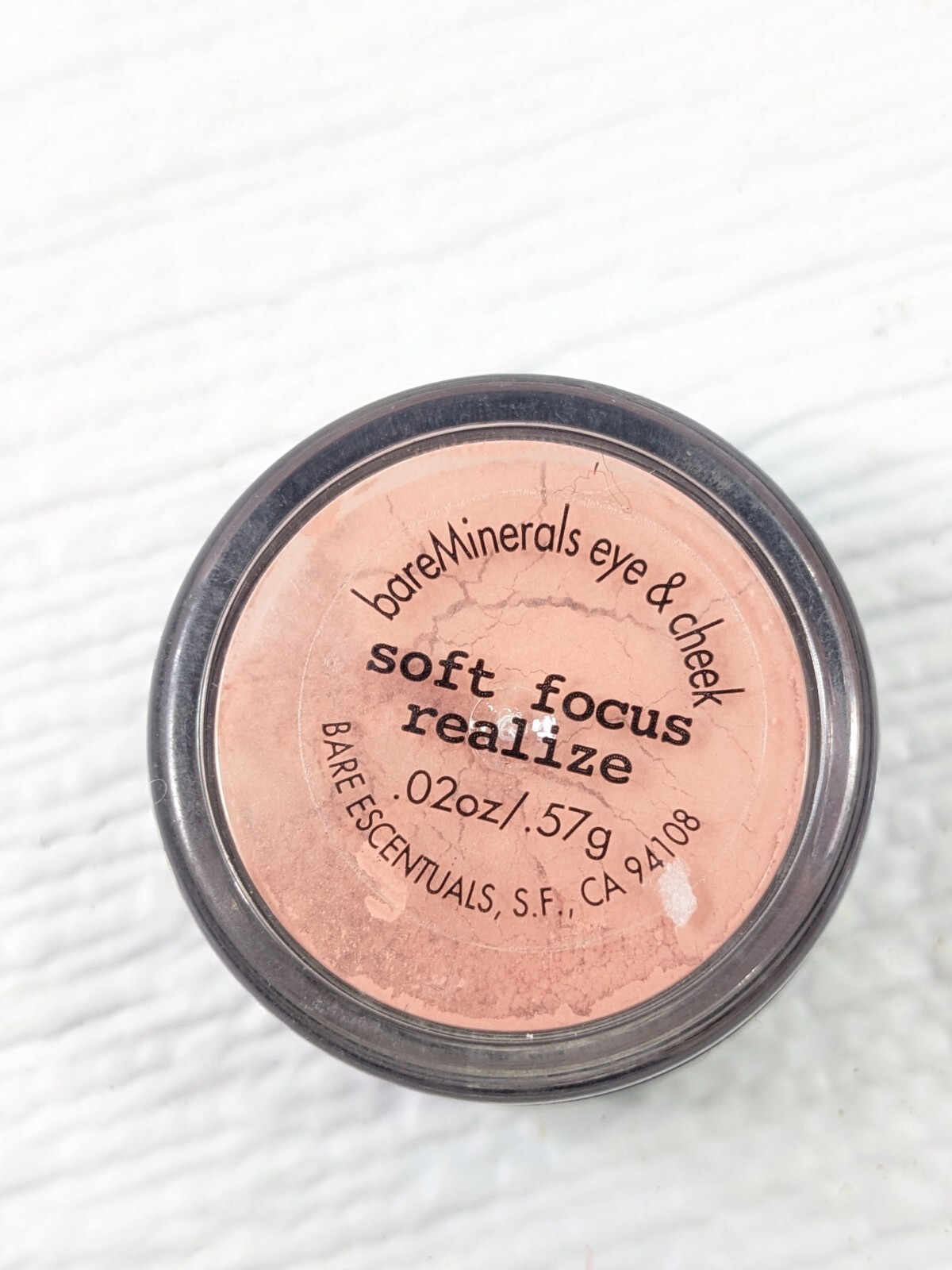 NEW I.D. Bare Minerals Eye &amp; Cheek Soft Focus Realize .57g makeup loose ... - $5.00