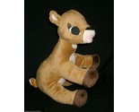 12&quot; 2008 COMMONWEALTH RUDOLPH RED NOSED REINDEER CLARICE STUFFED ANIMAL ... - $14.25