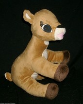 12" 2008 Commonwealth Rudolph Red Nosed Reindeer Clarice Stuffed Animal Plush - $14.25