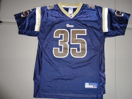 Blue St Louis Rams #35 Aeneas Williams NFL Football Screen Jersey Youth XL 18-20 - £23.94 GBP