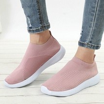 Womens Breathable Athletic Sneakers Slip on Running Tennis Casual Walkin... - $984.15 MXN