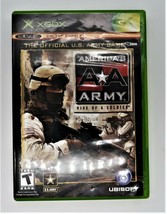 America&#39;s Army Rise of A Soldier Microsoft XBOX Official U.S. Army Game Ubisoft  - £7.86 GBP
