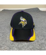 Minnesota Vikings Mens Hat Small Flex Black Yellow New Era Football Cap ... - $26.47 CAD
