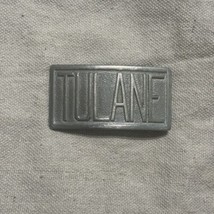 Tulane University Belt Buckle New Orleans Louisiana Vintage - £23.70 GBP