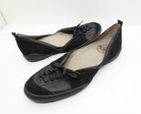 Palladium Women's Black Leather &amp; Suede Lace-Up Ballet Flats - Size 9 - $35.99