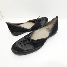 Palladium Women's Black Leather &amp; Suede Lace-Up Ballet Flats - Size 9 - $35.99