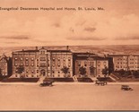 Evangelical Deaconess Hospital and Home St. Louis MO Postcard PC575 - $14.99