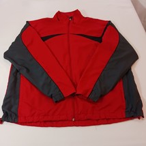 BCG Men’s Black &amp; Red Full Zip Pockets Long Sleeve Jacket Size XL Chest 53&quot; - €16,94 EUR