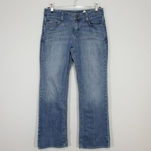 Eddie Bauer Women&#39;s Jeans Medium Wash Straight 6S High Rise - £13.45 GBP