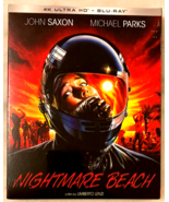 NIGHTMARE BEACH - 1989 Horror, John Saxon, NEW 4K UHD + Blu-ray + SLIPCO... - $28.70
