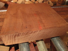 Large Exotic Kiln Dried African Mahogany Platter Blanks Lumber Wood 15 X 15 X 3&quot; - £66.43 GBP