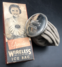 Vintage 1927 Genuine Wireless Ice Bag w/ Original Box Lobl Mfg Co - £14.50 GBP