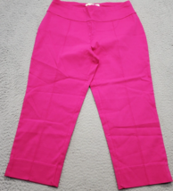 Bettina Star Pants Womens Petite 8 Pink Straight Leg Comfort Stretch Pul... - $23.09