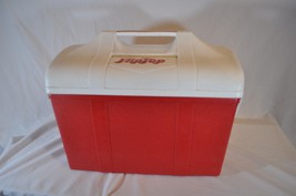 VTG FlipTop Red and White Cooler - £23.33 GBP