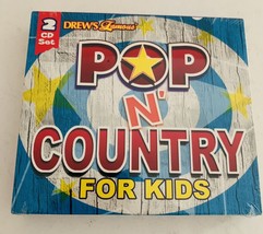 Drew&#39;s Famous Pop N&#39; Country For Kids *2 CD Set* (SEALED) - £9.16 GBP