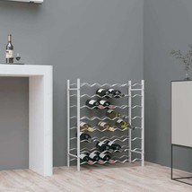  Wine Rack for 48 Bottles White Metal - $3,610.55 MXN