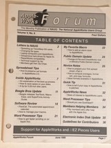 vintage Apple Works Forum June 1990 - $3.95