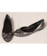 Talbots Collection Women&#39;s Slip On Flats Dressy Shoes 5.5 M Silver Metal... - €19,31 EUR