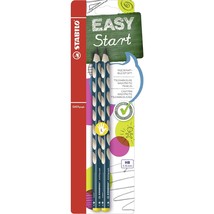 Ergonomic Graphite Pencil - STABILO EASYgraph - Left-Handed - Pack of 2 ... - £10.97 GBP