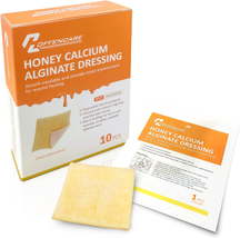 Honey Calcium Alginate Wound Dressing, Medical Grade Honey Patches for Faster W - £41.55 GBP