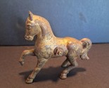 Antique Cast Iron Prancing Pony Still Coin Bank AC Williams Vintage Hors... - $37.62