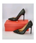 Ivanka Trump Carra4 Black &amp; Gold Fabric Dress Pumps 6.5 M New In Box - $927.49 MXN
