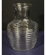 Vintage MCM Glass Beehive Water Juice Tea Pitcher Carafe Jug Lid - £6.70 GBP