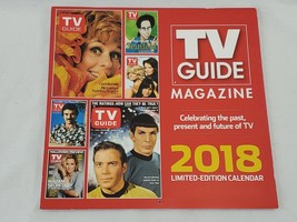 2018 TV Guide Calendar Star Trek William Shatner Jerry Seinfeld Carol Burnett - £23.67 GBP