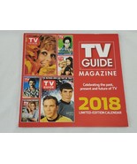 2018 TV Guide Calendar Star Trek William Shatner Jerry Seinfeld Carol Bu... - £23.29 GBP