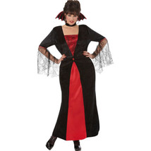 Vampiretta Women Adult Plus 18 - 20 Costume XXL Black Red Vampire - £45.92 GBP