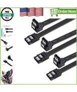 Premium 3 Pack SATA III Cables - 18 Inch Fast Data Transfer with Locking... - $262.96 MXN