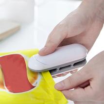 Mini Bag Sealing Machine Portable Heat Sealer Cutter Snack Clip For Food... - £10.13 GBP