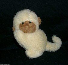 6&quot; VINTAGE 1976 CREME TAN GUND MONKEY STUFFED ANIMAL PLUSH TOY TIPPY OLD... - £18.98 GBP