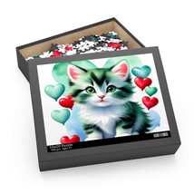 Personalised/Non-Personalised Puzzle, Cat, awd-262, (120, 252, 500-Piece) - £20.06 GBP+