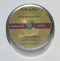 Earthly Body Massage Candle Dreamsicle Six-ounce Tin - $14.80