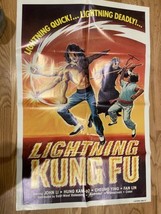 Lighting Kung Fu, 1982 vintage original one sheet movie poster, Action · Come... - £39.75 GBP