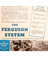 1947 Ferguson System Implements Tractor Advertisement Agriculture Farmin... - €25,86 EUR