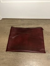 Beechcraft Cessna Aircraft Brown Zippered Document Holder 15.75” X 11.75” - $25.00