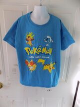 Pokemon Gotta Catch 'Em All! Blue T-Shirt Size L (10/12) Unisex EUC - $18.00