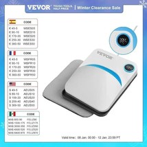 Vevor 9x9/12x10 in Portable Heat Press Machine Diy Shirt Printing Multifunctiona - £93.55 GBP+