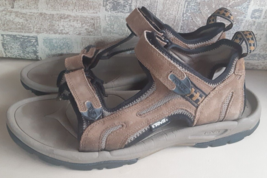 Teva Sandals Mens 12 Brown Suede Strappy 6571 Hurricane Outdoor Water Hiking U3 - £23.29 GBP