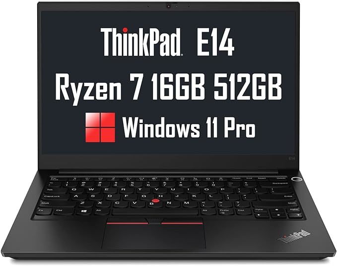 Lenovo Thinkpad E14 Gen 3 Business Laptop (14" Fhd Anti-Glare, Amd Ryzen 7 5700U - $1,297.99