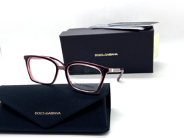 Dolce&amp;Gabbana Dg 5081 3247 BORDEAUX/TRANSP Pink 50-16-145 Mm Eyeglasses Italy - £99.71 GBP