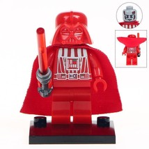 Blood Red Darth Vader - Star Wars Figure For Custom Minifigures Gift Toy - $54.43 MXN