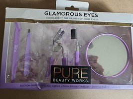Pure Beauty Works Glamorous Eyes lash, Brow &amp; Eye Essentials 5 pc set - $11.95