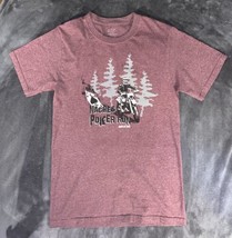 Port & Company Naches Poker Run Dirt Bike Graphic Shirt Yakima Dust Dodgers 2015 - $17.85