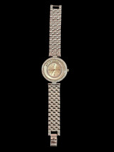 Sousou Women&#39;s Quartz Watch Silver Tone, Rhinestones, Floating Beads - $14.85